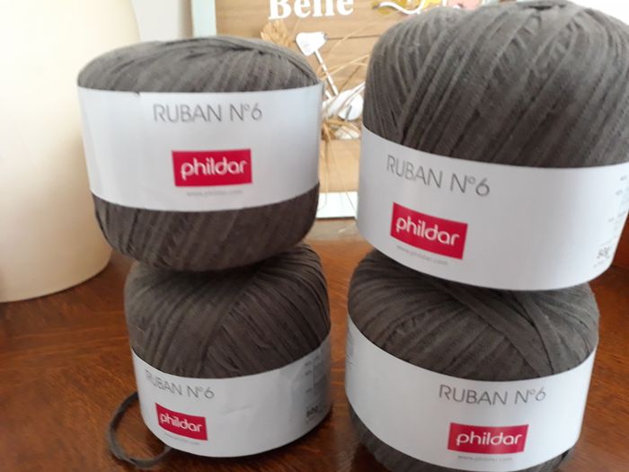 Lot 4 pelotes de coton phildar - photo numéro 1