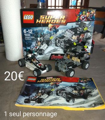 2 véhicules Lego Marvel 76030