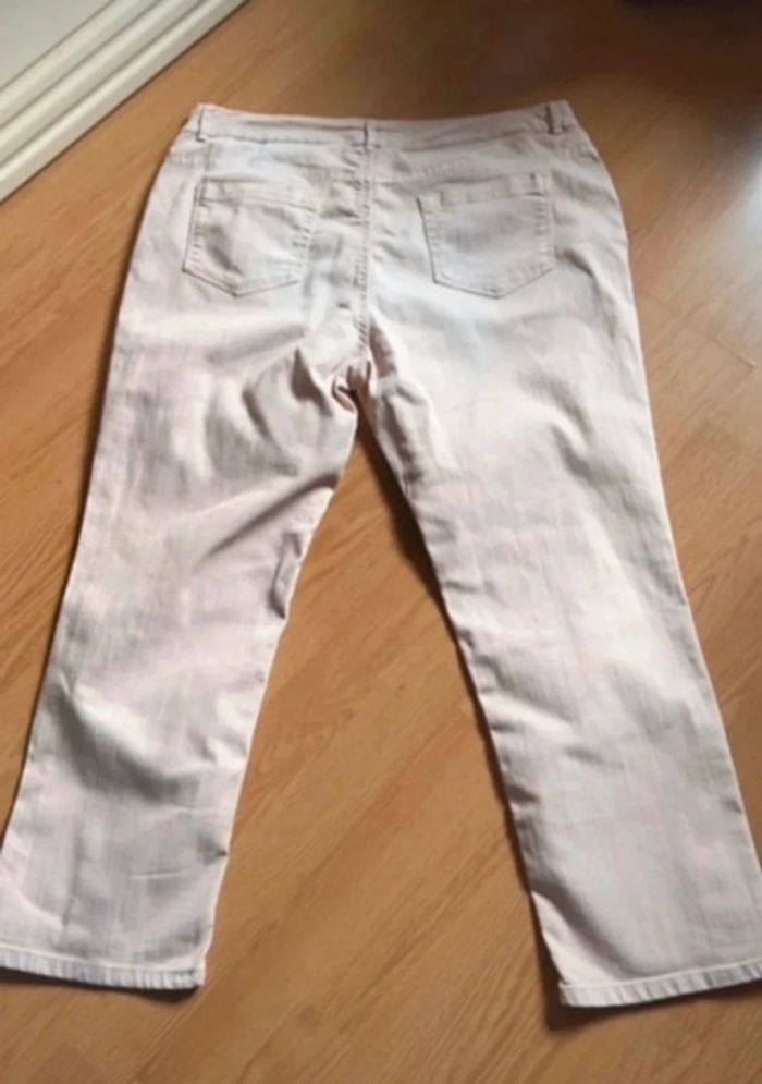 Pantalon femme in extenso taille 44 rose strech - photo numéro 3