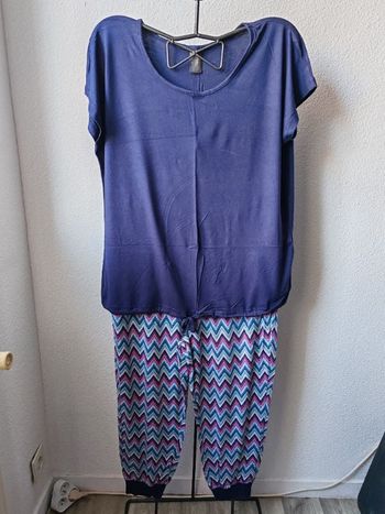 Pyjama/Pyjacourt bleu WASCHEPUR