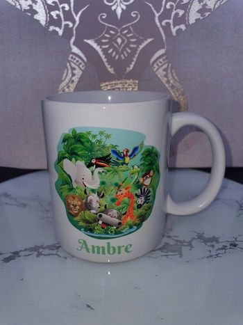 Mug animaux savane personnalisé