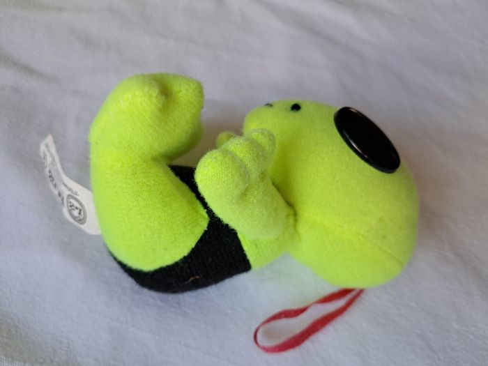 Lot de 2 Peluches extraterrestre alien fluo Eluz 13 cm 10 cm vintage - photo numéro 9