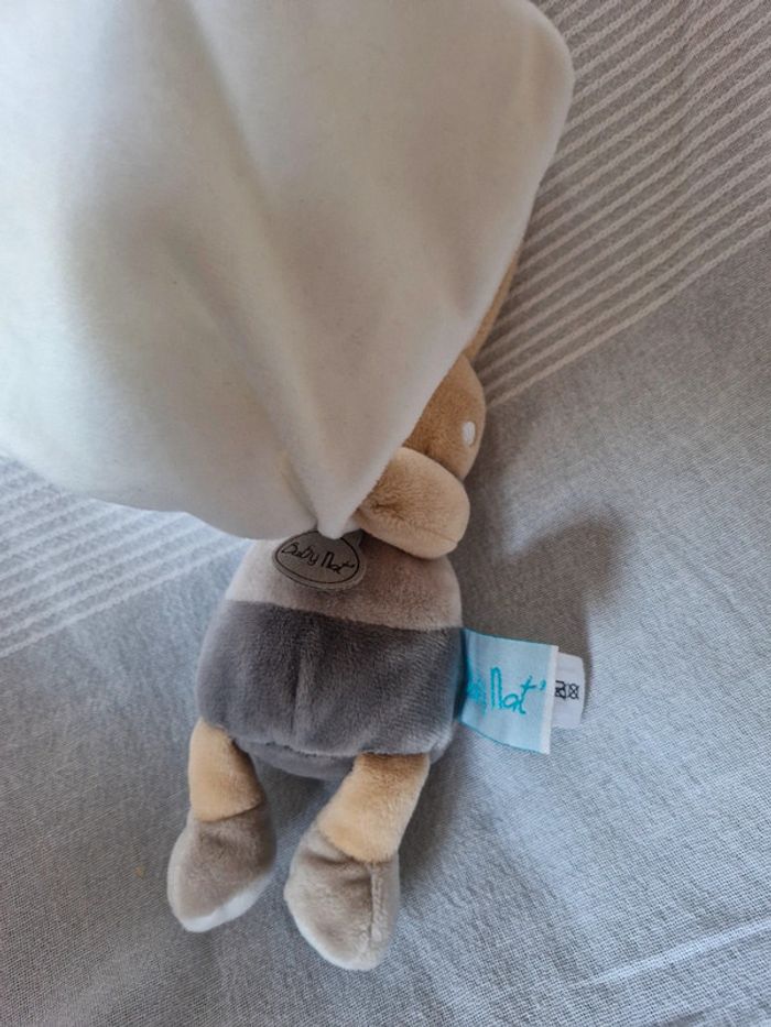 Doudou lapin pantin Pm perlim Babynat - photo numéro 7