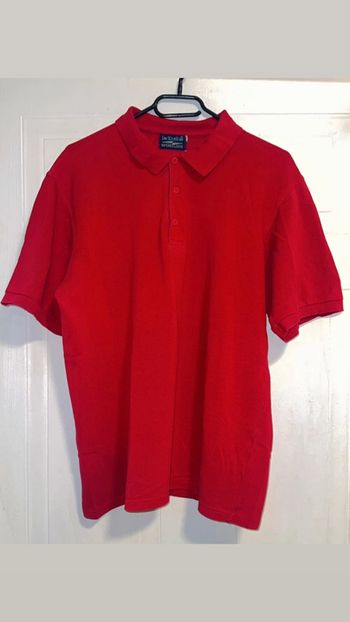 Polo Rouge MIXTE taille L/XL