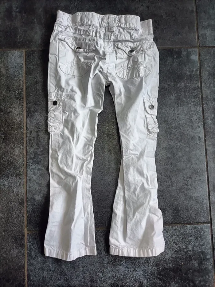 Pantalon pattes d'éléphant léger ajustable - photo numéro 5