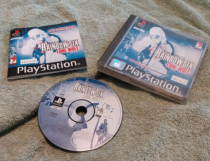 Jeu PS1 Tom Clancy's Rainbow Six Lone Wolf new missions Ubisoft