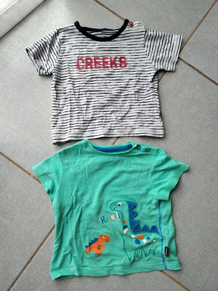 Lot de 2 t-shirts Creeks T.12 M