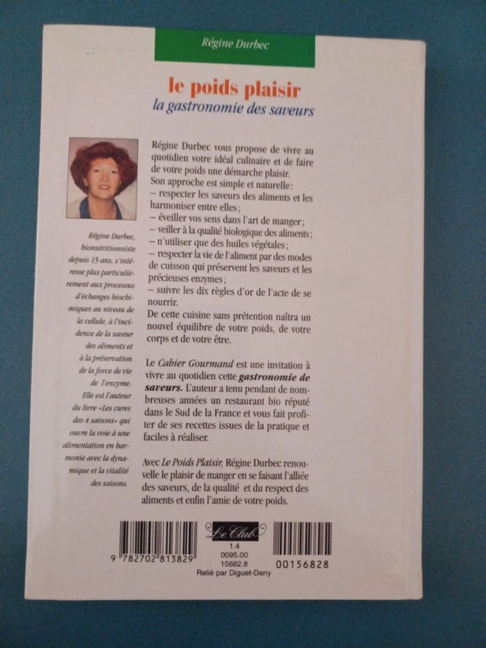 Livre le poids plaisir de régime durbec - photo numéro 2