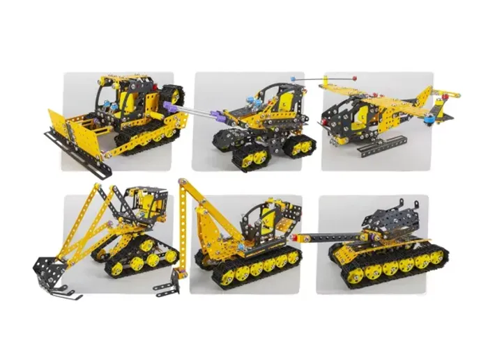 🛠️ Jeu de construction PRO – Melman 7-en-1 (Métal)  KitCreatives – The Construction Kit Company