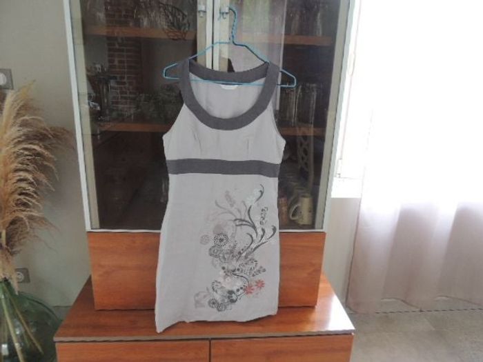 Robe promod taille 38 en lin et ramie