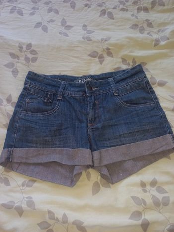 Mini short en jean