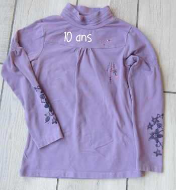 Tee shirt manches longues 10 ans