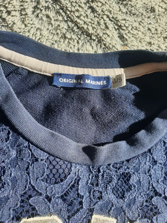 sweat marine original marines 8-9 ans mais taille plutôt 7-8 ans - photo numéro 2