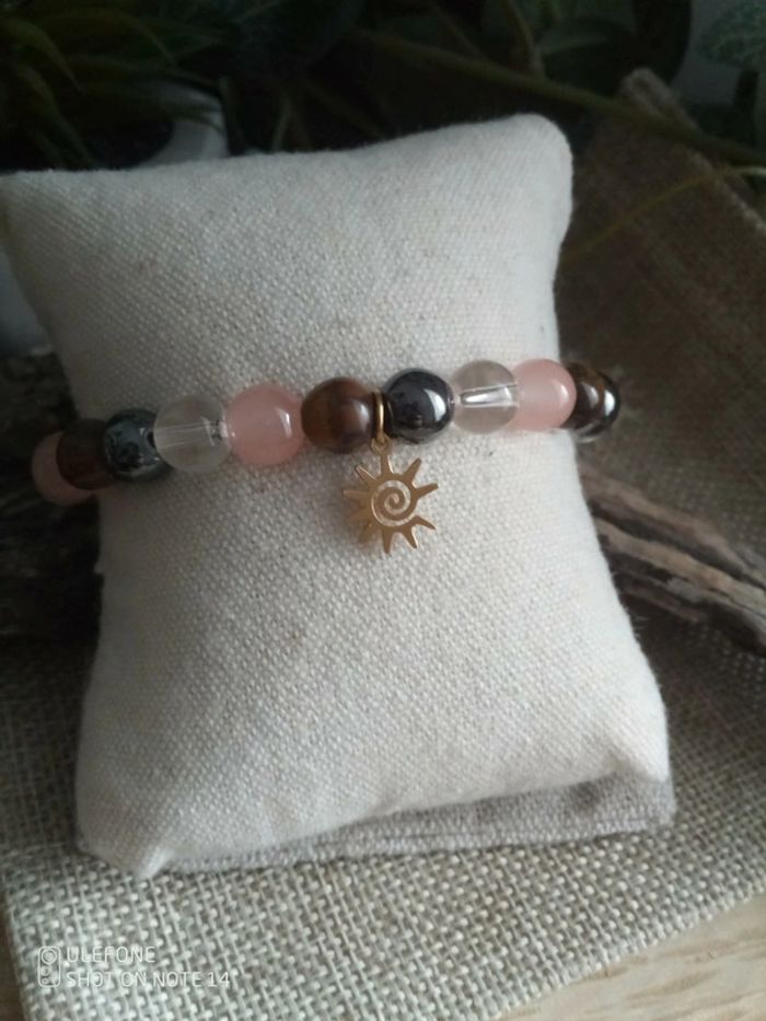 Bracelet en pierres semi précieuses naturelles - photo numéro 2
