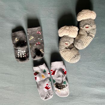 Chaussettes Noël antidérapantes 19/22