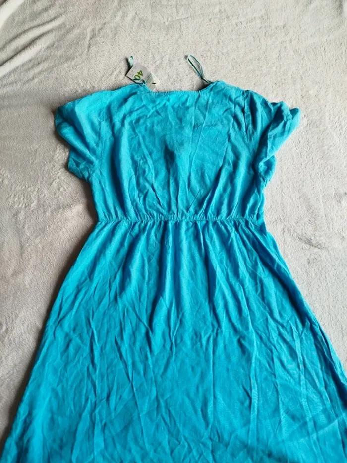 Robe légère turquoise Primark taille 40 - photo numéro 6
