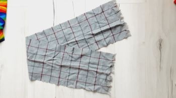 Écharpe homme grise à carreaux 125 x 28 cm