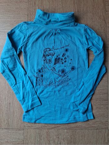 Sous pull bleu