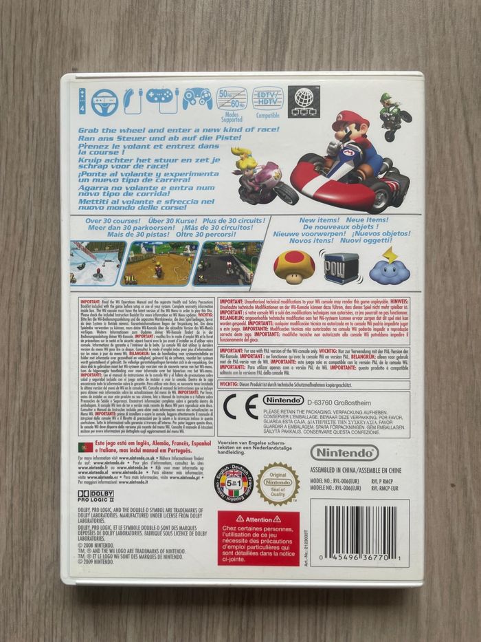 Jeu pour Nintendo Wii, Mariokart Wii, version euro dont le français. - photo numéro 3