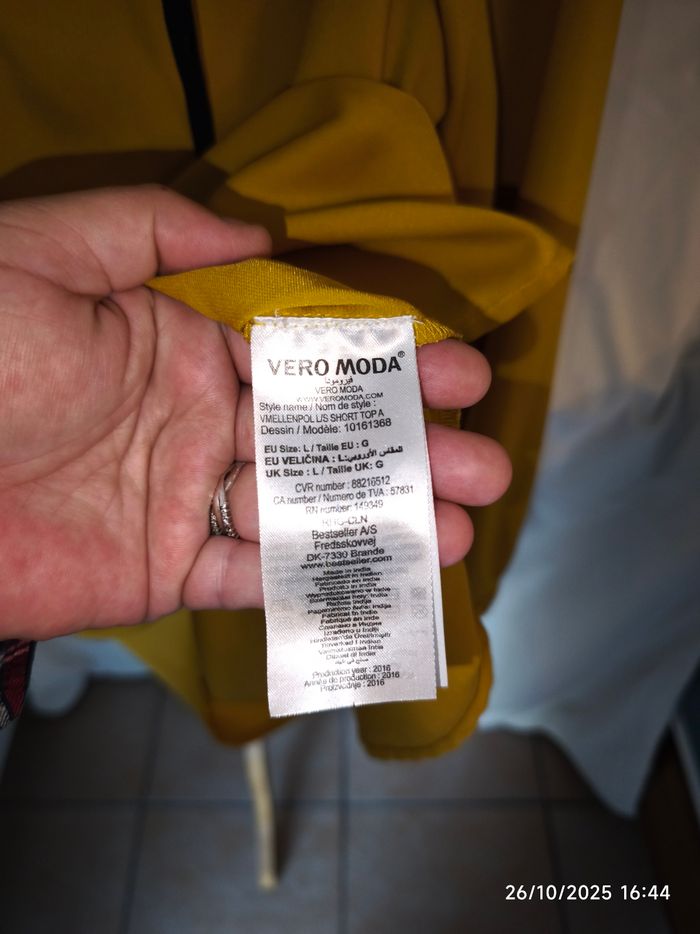 Blouse moutarde VEROMODA 40 - photo numéro 9