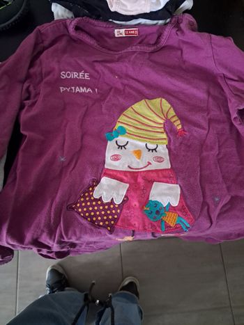 Haut de pyjama 12 ans dpam