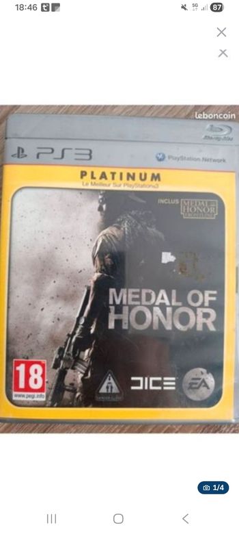 Medal of honor PlayStation 3