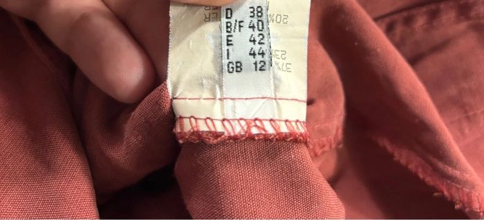 Veste Manche courte en lin Julie Guerlande Taille 40 Couleur Terracota - photo numéro 6