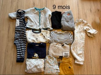 Lot vêtements 9 mois 