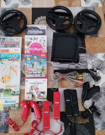 Pack console wii noire accessoires jeux