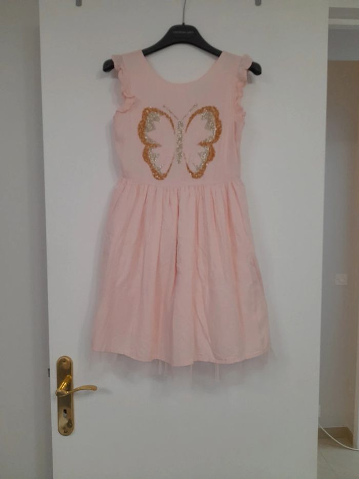 Très jolie robe rose in extenzo