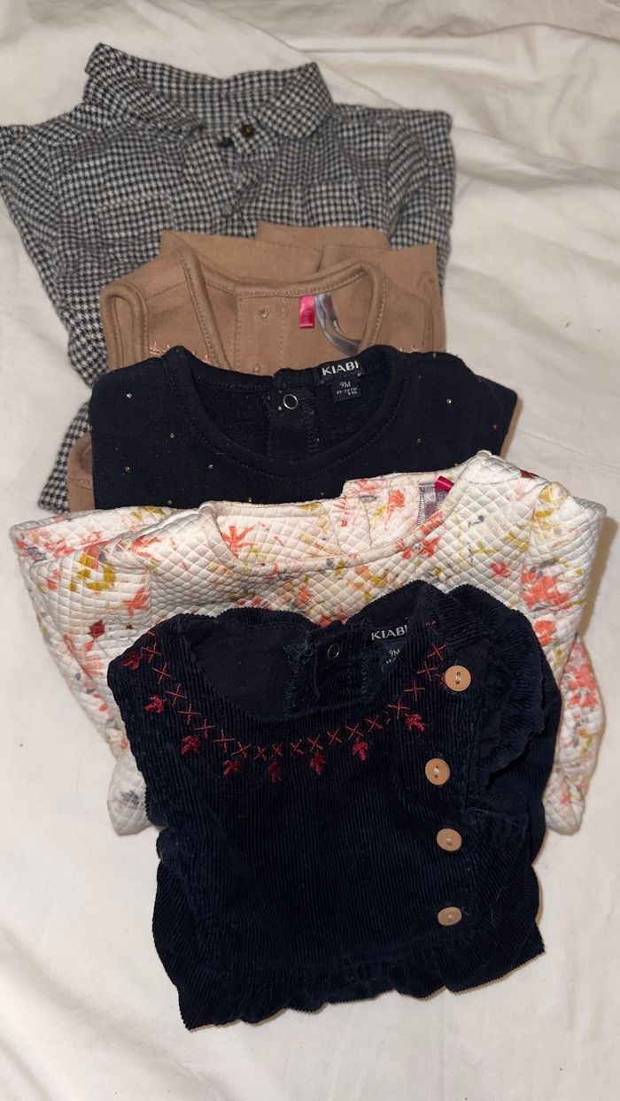 Lot de robe 9mois