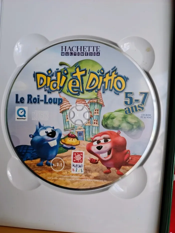 Didi et ditto le roi loup 5 7 ans kutoba kids hachette multimédia cd rom pc et mac - photo numéro 3