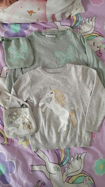 Lot de 2 pulls légers avec sac 