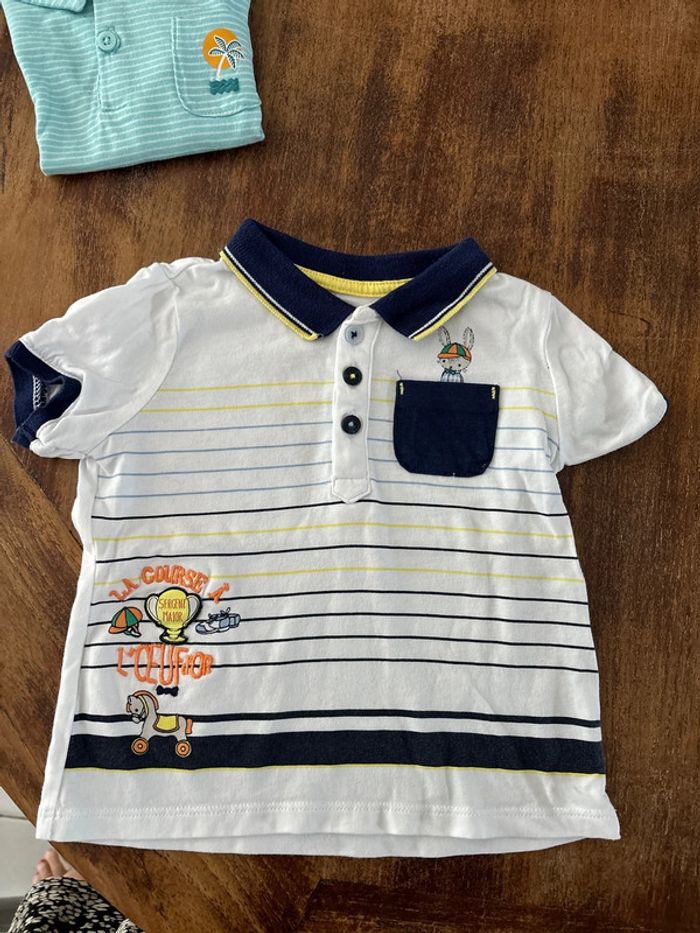 Lot de 6 polos 9 mois - photo numéro 4