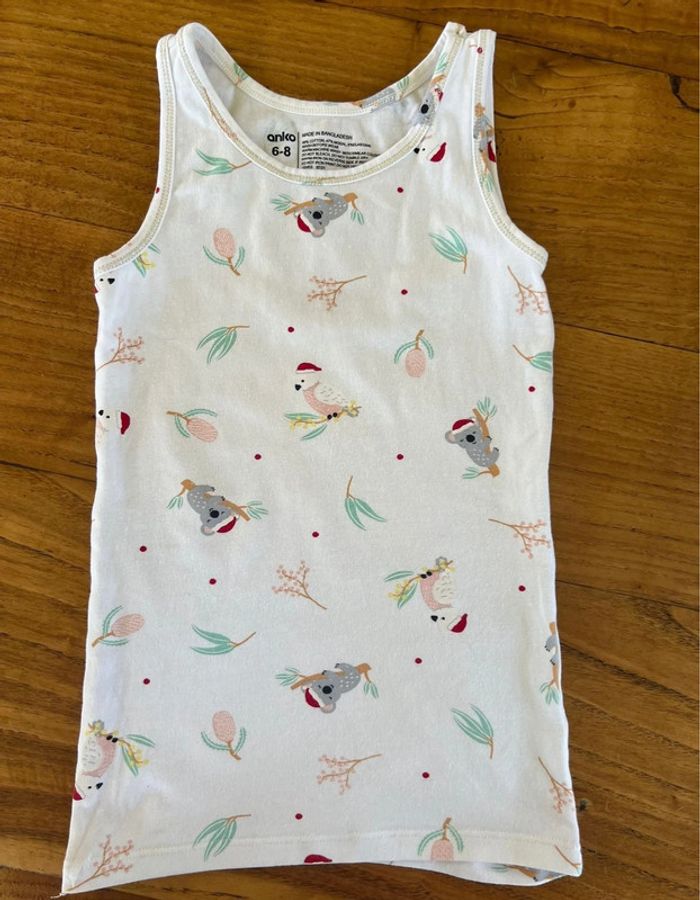 Débardeur tricot de peau koala