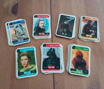 Carte Star Wars Leclerc 2018 série presque complète