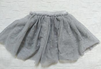 Jupe tutu gris pailette 6 mois