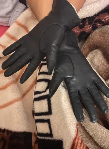 Gant cuir doublé