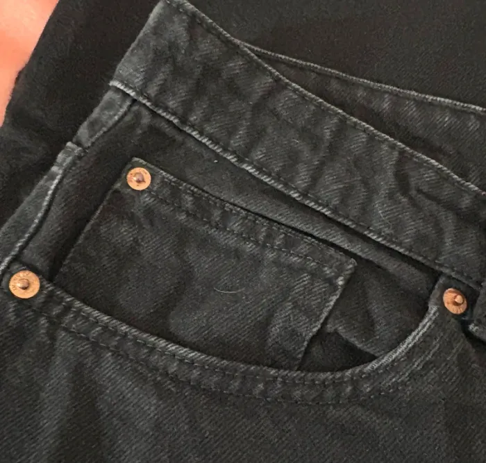 Jeans coupe droite noir - photo numéro 3