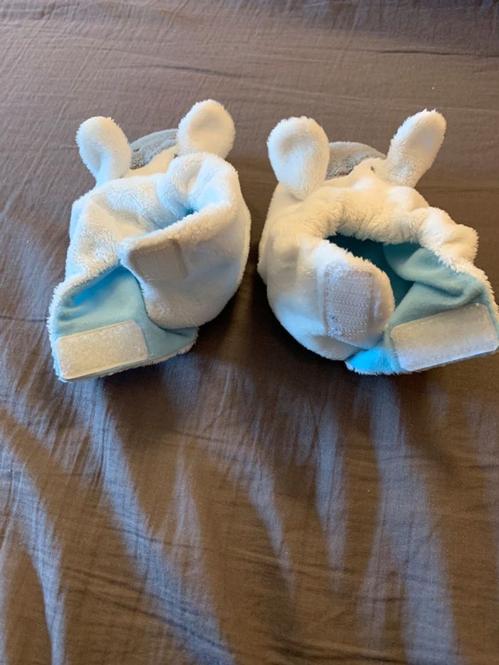 Chaussons enfants blancs - photo numéro 3
