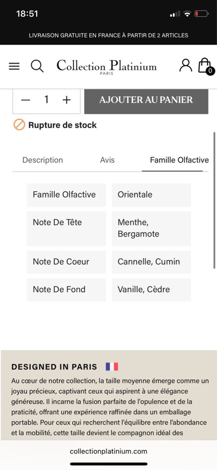 Parfum Ultra Male 33ml (Lot de 5)