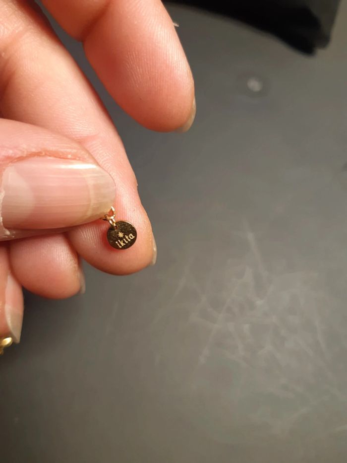 Ikita collier chaîne pendentif soleil été acier inoxydable en tbe - photo numéro 4