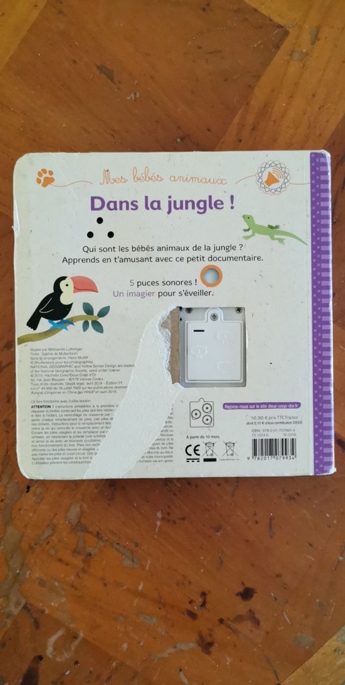 Livre musical animaux - photo numéro 2
