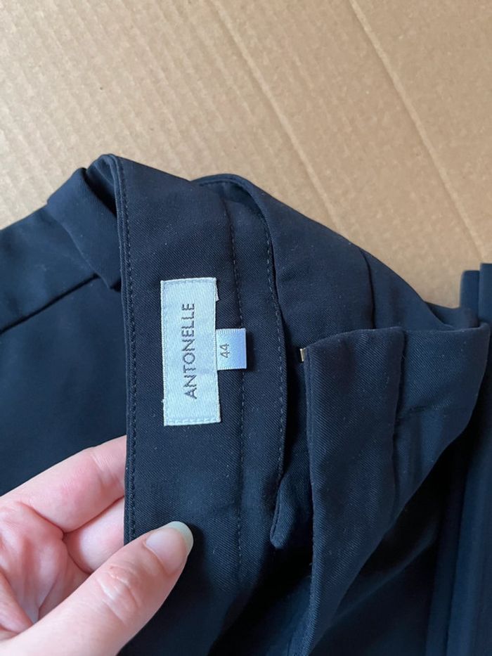 Pantalon tailleur droit bleu marine - photo numéro 5