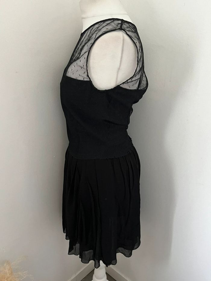 Robe cintrée noire et dentelle Maje M - photo numéro 4