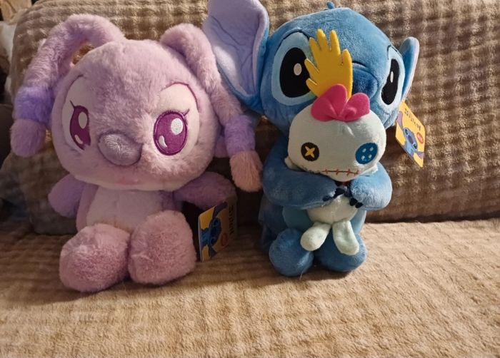 Peluches Stitch et Angel