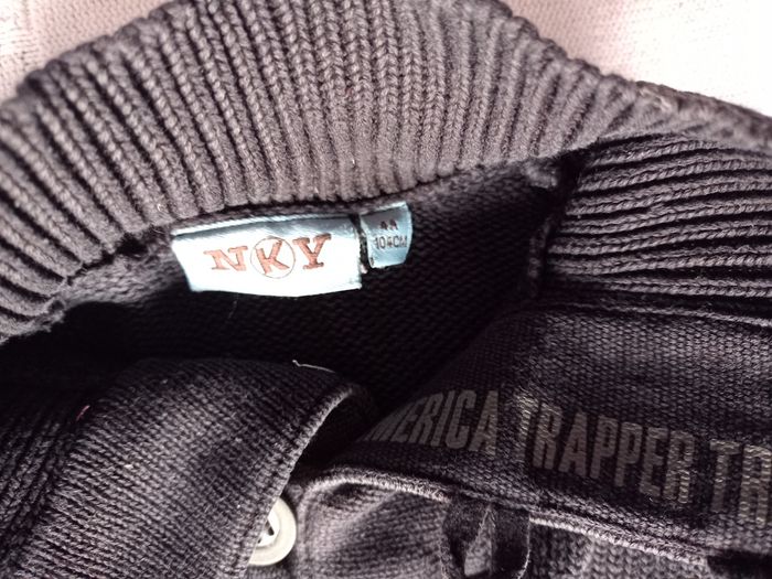 Pull col montant bleu garçon 4 ans NKY - photo numéro 3