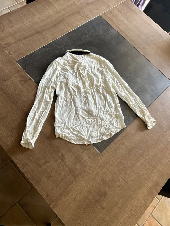 Chemise femme avec col à nouer - photo numéro 3
