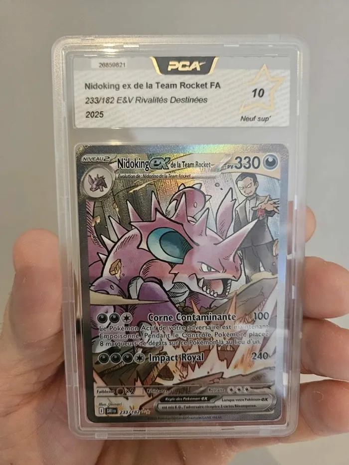 Nidoking ex de la Team Rocket - PCA 10 - MINT