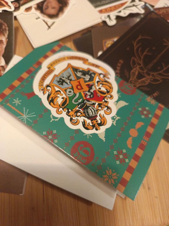 Lot divers mini cartes autocollant sur le thème d'Harry Potter - photo numéro 9
